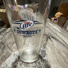 Miller Lite Dallas Cowboys 2009 Pint Beer Glass Breweriana Collectible — photo 2