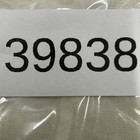 Cream Fruit of the Loom men’s XXL T-shirt with black “39838” label and white bridges of Madison County USA text.