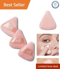 Reusable Makeup Powder Puffs - Halo Glow Pinkie Puffs for Gentle Application