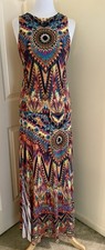 CRIMSON IVY DRESSY OUTFIT MULTICOLOR TOP/SKIRT ETRO STYLE SIZE L