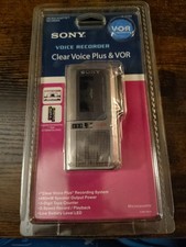 Sony M-570V Handheld Cassette Voice Recorder Clear Voice Plus  VOR..New Sealed 