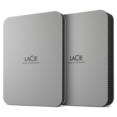 LACIE Mobile Drive v2, HDD, 1 TB, silber Externe HDD-Festplatte #14756051