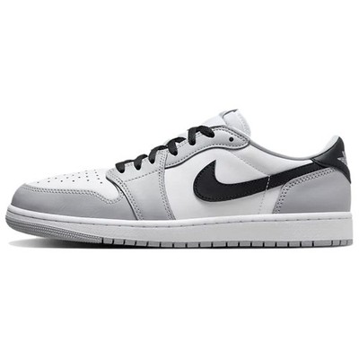Air Jordan 1 Low OG ''Barons'' Men's Shoes White Grey Black CZ0790-110