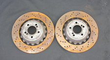 15-18 OEM BMW F85 F86 X5M X6M REAR Left Right Brake Disc Rotors PAIR