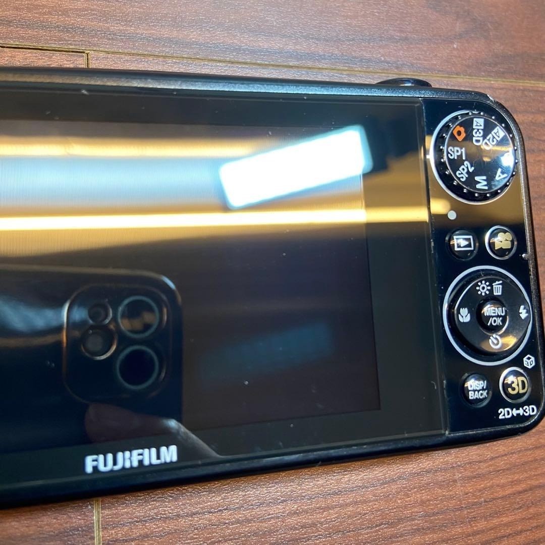 Fujifilm FinePix REAL 3D W3 10.0MP Digital Camera - Black for sale