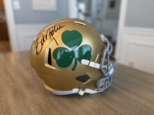 Bob Golic Signed Notre Dame Fighting Irish Replica Helmet (JSA)
