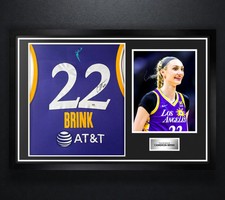 Cameron Brink Signed Los Angeles Sparks Nike Jersey Framed PSA COA Auto Display
