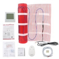 30 Sqft 120 Volt Electric Radiant Warm Floor Mat Kit Tile Heating System