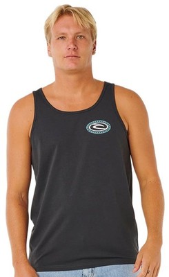 Rip Curl Trad Men's Tank - Washed Black - New