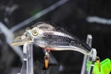 Mann's Lure  RED BELLY Egg":Chrome Black Back FISHING LURE