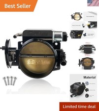 92mm Throttle Body For Ls1 Ls2 Ls3 Ls6 Ls7 Lsx With Tps Iac Aluminum Black