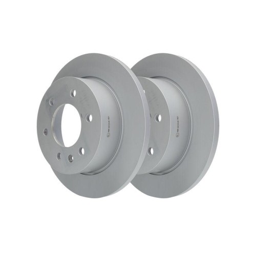 2X Bremsscheibe ATE 24.0116-0121.1 Passend FüR MERCEDES-BENZ VAG-image