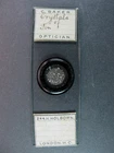 Antique microscope slide by C.Baker. "Crystals of Tin".