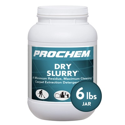 Dry Slurry Professional Cleaning Concentrate Detergent for Carpet, 6 Lb Jar