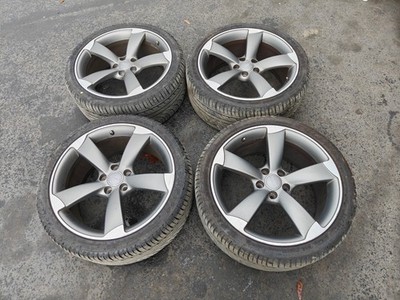 19'' 19X8.5'' ROTOR WHEEL WHEELS AND TIRES SET 104K OEM 10-16 AUDI A4 S4 3.0T