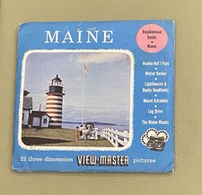 SEALED View Master 3 Reel Set - MAINE - Vacationland Series