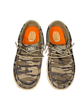 Kids Hey Dude Wally Mossy Oak Camouflage Size 2 NEW Youth