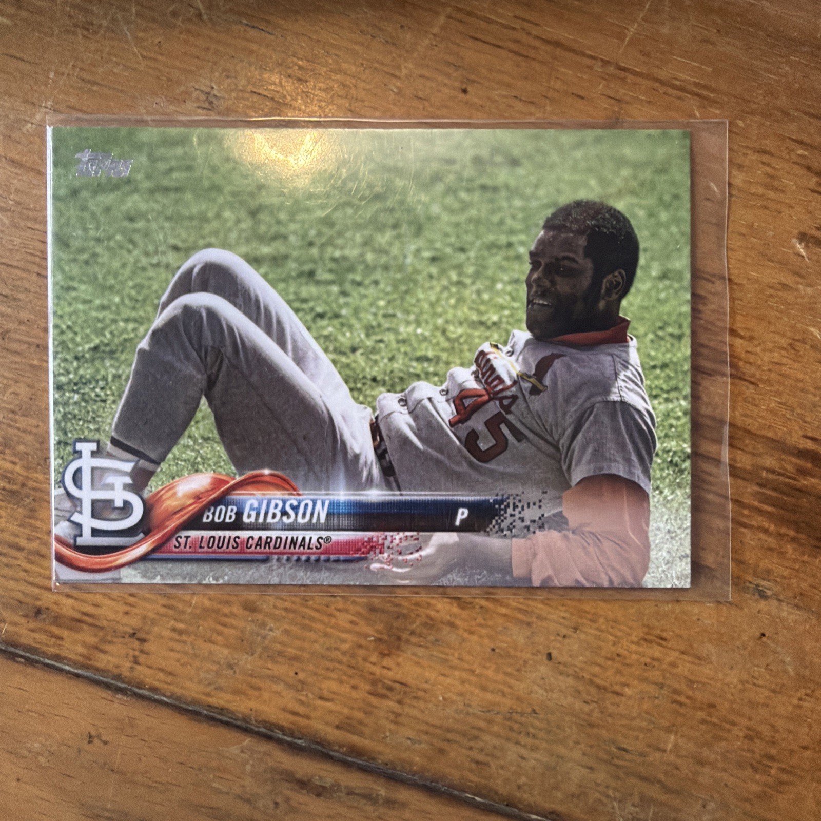2018 Topps Update Bob Gibson SP Variation VAR #US111b Cardinals