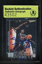 BAS 1997-98 Upper Deck Terrell Brandon #19 Authentic Auto 3c7