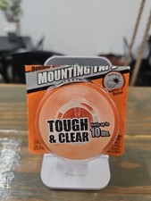Gorilla Tough  Clear Double Sided Mounting Tape, 1" x 60" Holds up to 15 lb