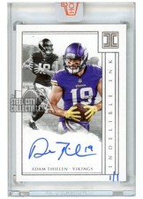 Adam Thielen 2020 Panini Honors 2018 Impeccable Indelible Ink Auto 1/1