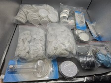 Nice2Have Button Maker Machine Pin Badge Maker 1"/1.25"/2.28" Huge Lot of Parts