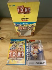 Captain Toad Treasure Tracker-Nintendo Wii U - Big Box CIB w/ Amiibo-TESTED