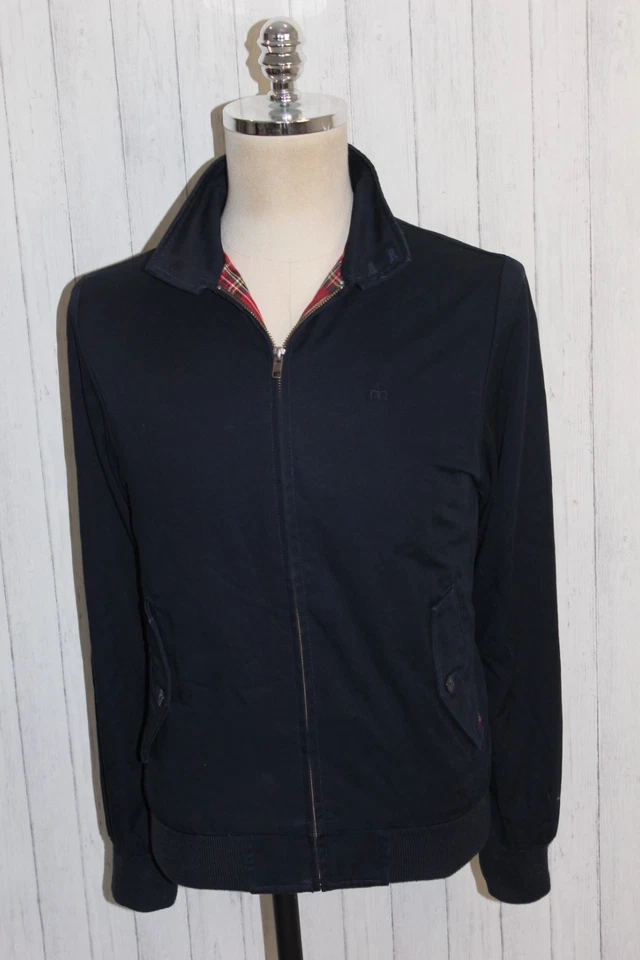 Chaqueta estilo bombardero azul Merc para hombre talla S Foto 3 de 4
