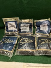 Lot Of 12 New NOS Silkies Pantyhose / Nylons Size Medium USA Black