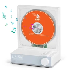 Portable Desktop CD Player With Bluetooth 5.3 And LED Screen Lights for Home US