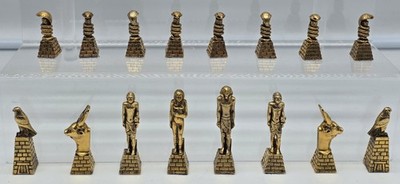 Gorgeous Egyptian Chessboard Chess Set 70mm » 