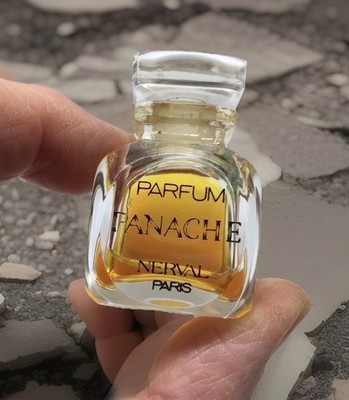 Panache Nerval  7,5ml reines Parfum 1. Edition Glastop Rarität Sammlerflakon  