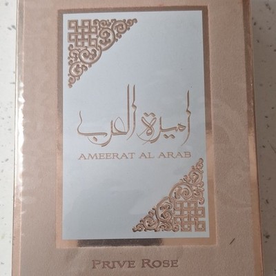 Ameerat Al Arab Prive Rose Eau de Parfum Spray, Regular Size 3.4 fl oz Fragrance