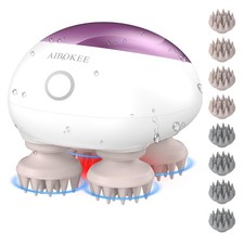 Electric Scalp Massager, Portable Head Stress Relax,IPX7 Waterproof Rechargea...