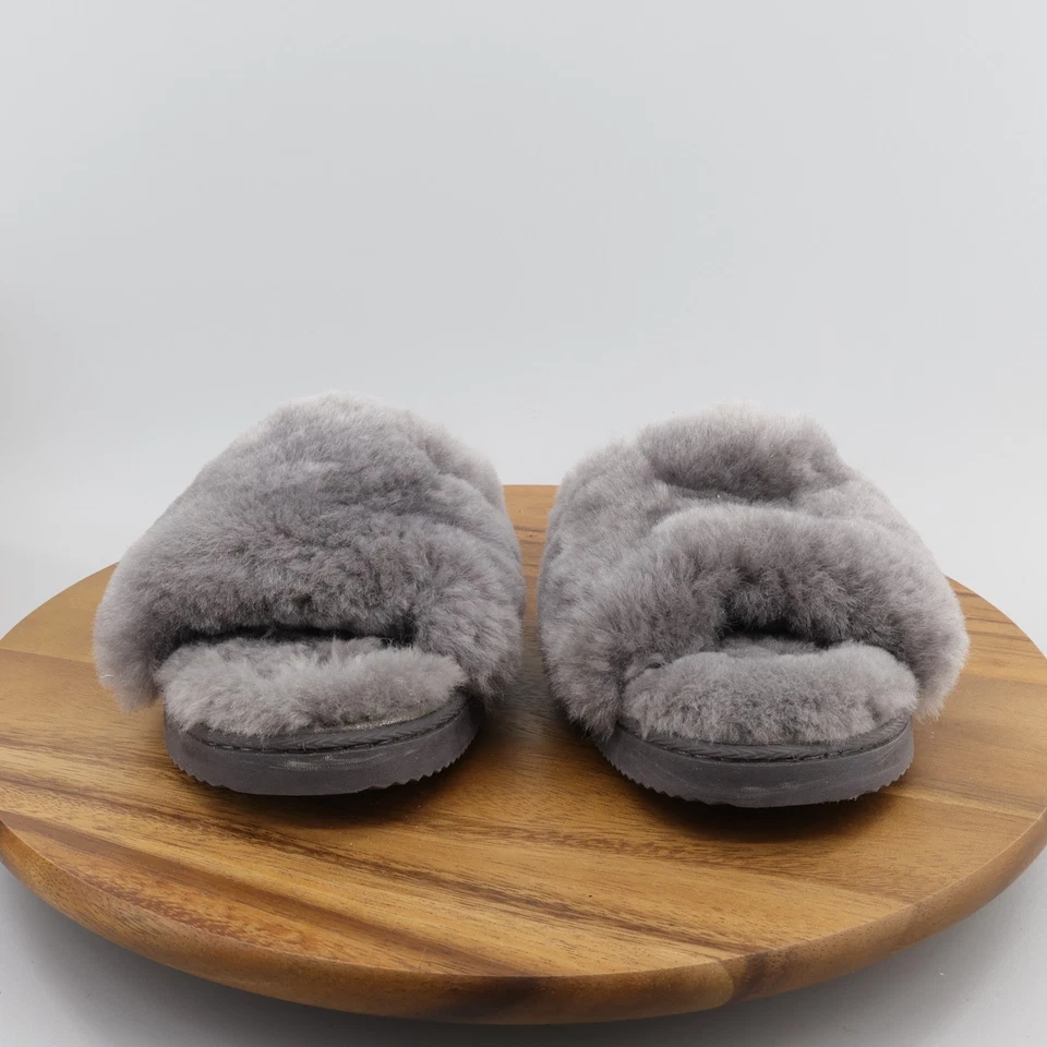 Zapatilla para mujer Fireside by Dearfoams Cairns genuina de piel de oveja talla 9 Foto 2 de 4