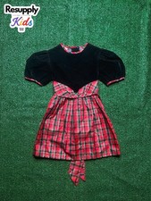 Vintage Girls New Moves Christmas Dress Size 6