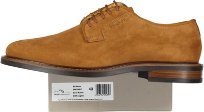 NEU! GANT Herren Leder Schnürschuh St Akron 24633817 cognac EU Gr. 43