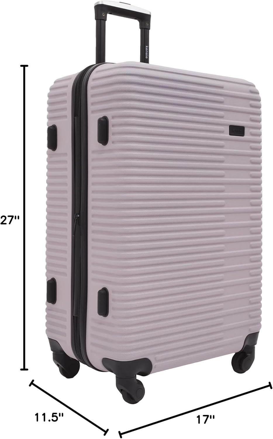 Stylish 4-Piece Women's Hillsboro Luggage Set in Burnished Lilac