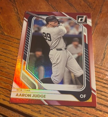 2026 Donruss Aaron Judge Red Foil 135/250 New York Yankees #99