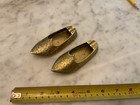Pair of Vintage Brass Slipper Ashtrays.  Aladdin — photo 1