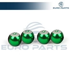 Car Tire Valve Caps 4 Pack Valve Stem Covers With Pool Green 8 Ball Design
