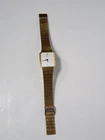 Vintage Mens Seiko 5P30 - 5299 Gold Tone Needs A Battery