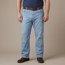 Vintage Wrangler 85498LB Light Wash Straight Leg Jeans Mens 40x30 USA Made