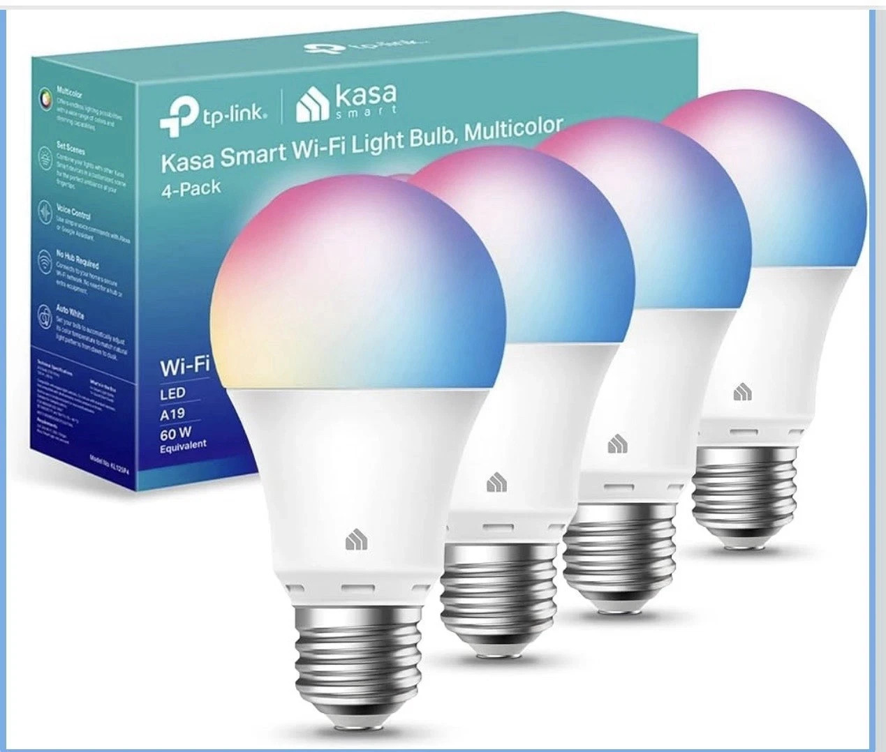 Smart WiFi Light Bulbs – Full Color Changing, Dimmable LED Bulbs for H