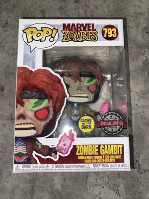 Funko Pop 793 Zombie Gambit Marvel Zombies Wackelkopf