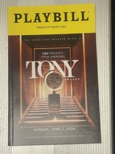 2026 Tony Award Playbill
