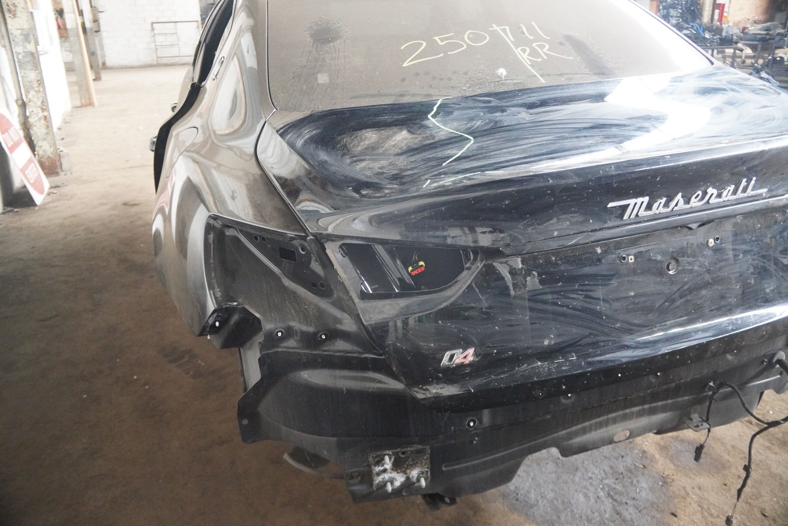 Rear Left Quarter Panel Body Structural Cut Maserati Quattroporte M156 2016