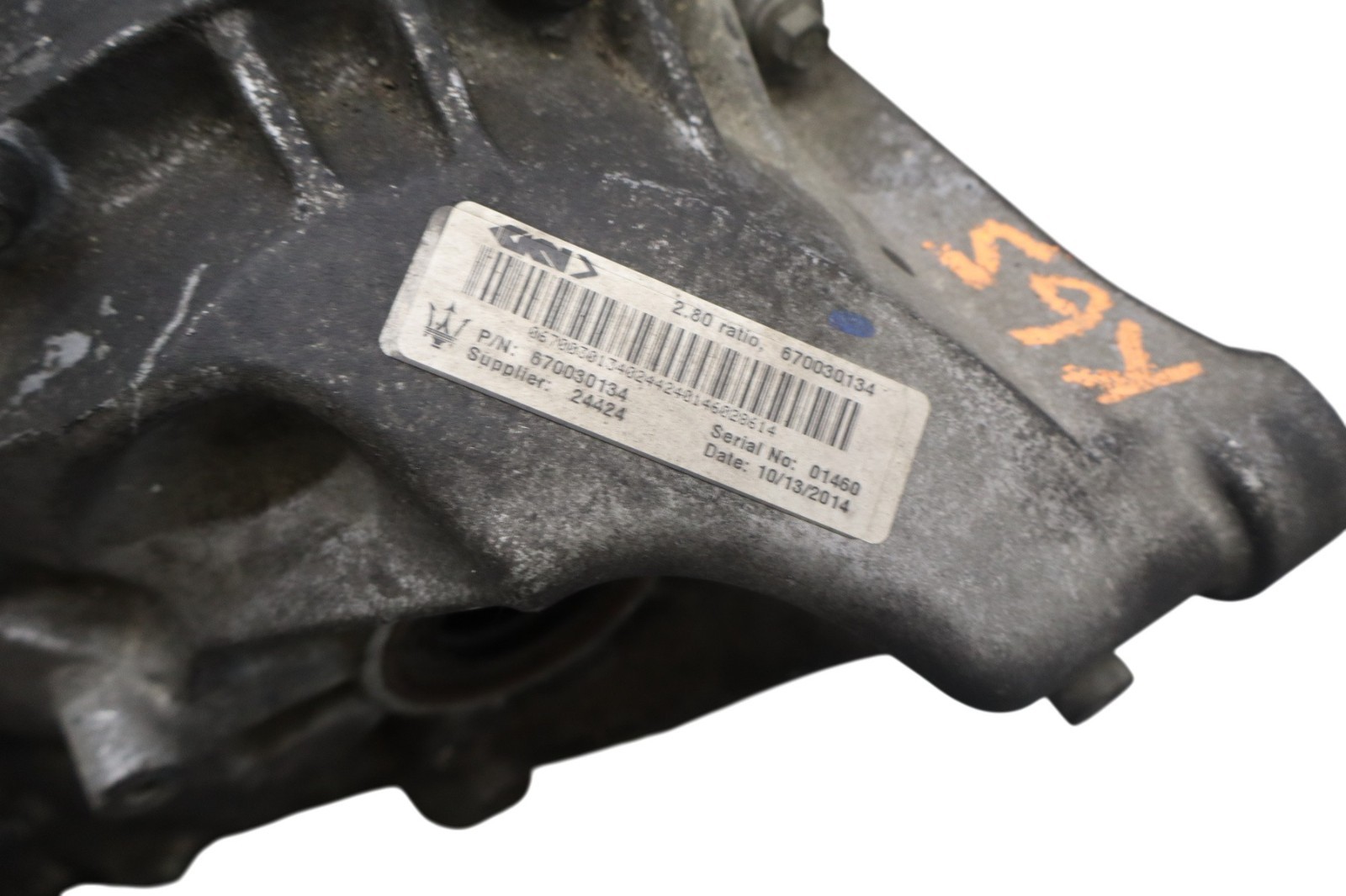 14-24 Maserati Ghibli RWD Rear Differential Diff Axle Carrier Assembly 2.80 Oem