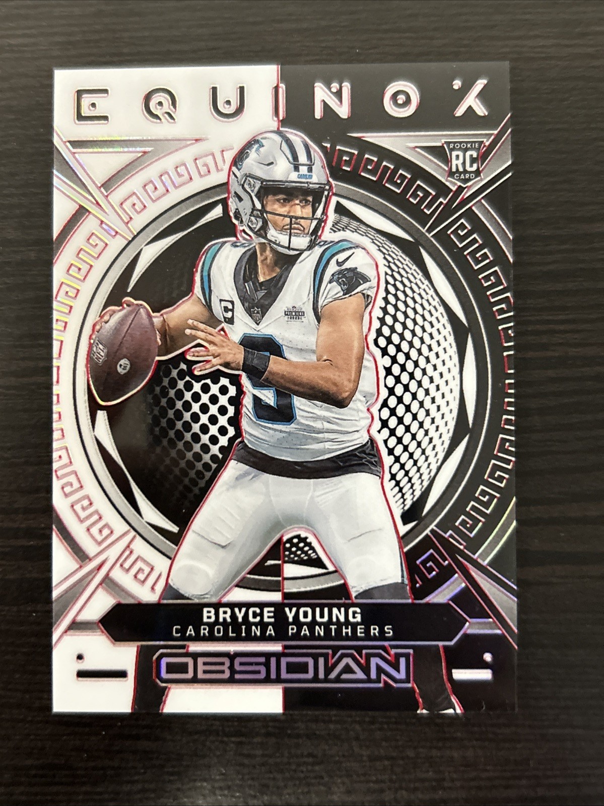 2023 Obsidian Equinox Red Electric Etch Bryce Young /10 RC Carolina Panthers