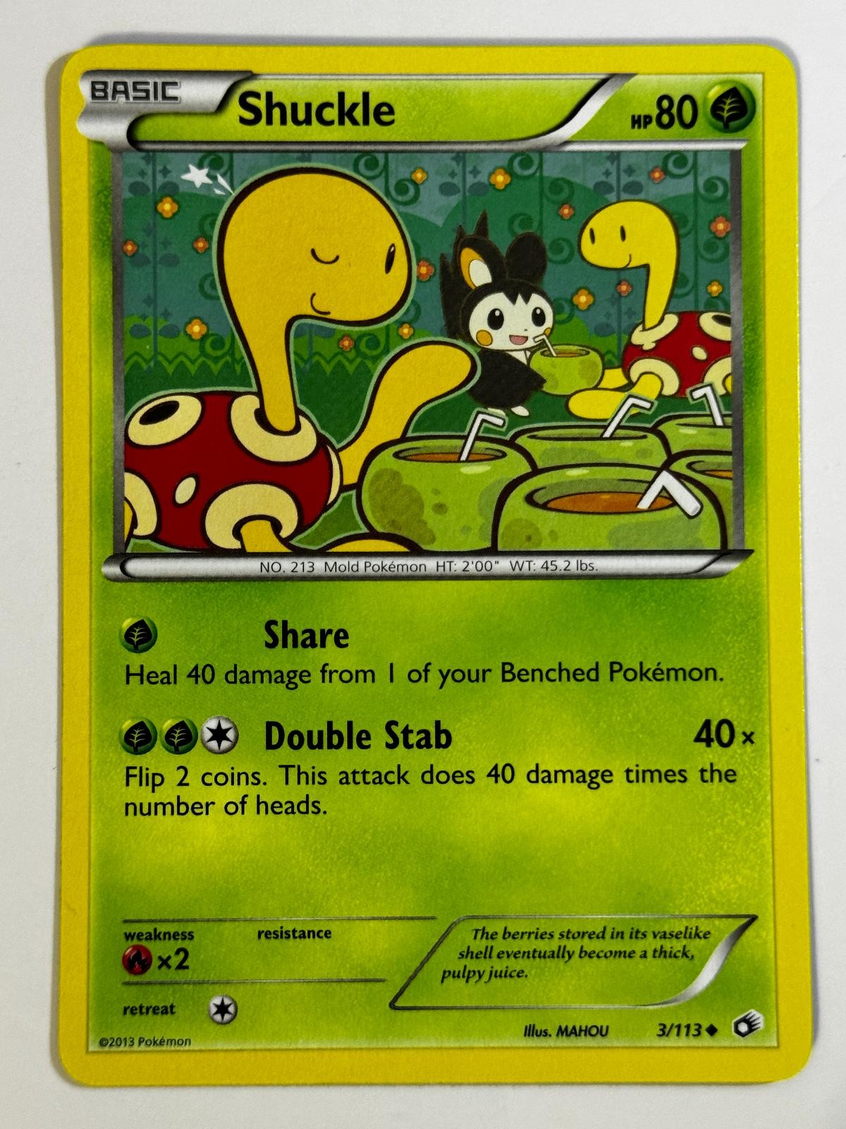 Shuckle 3/113 Uncommon Legendary Treasures Pokemon Near Mint